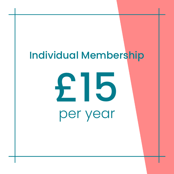 Individual Membership: £15 a year"